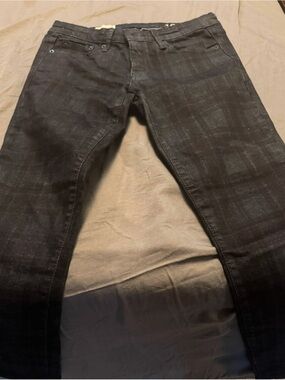 GAP dark wash Plaid Skinny women Jeans